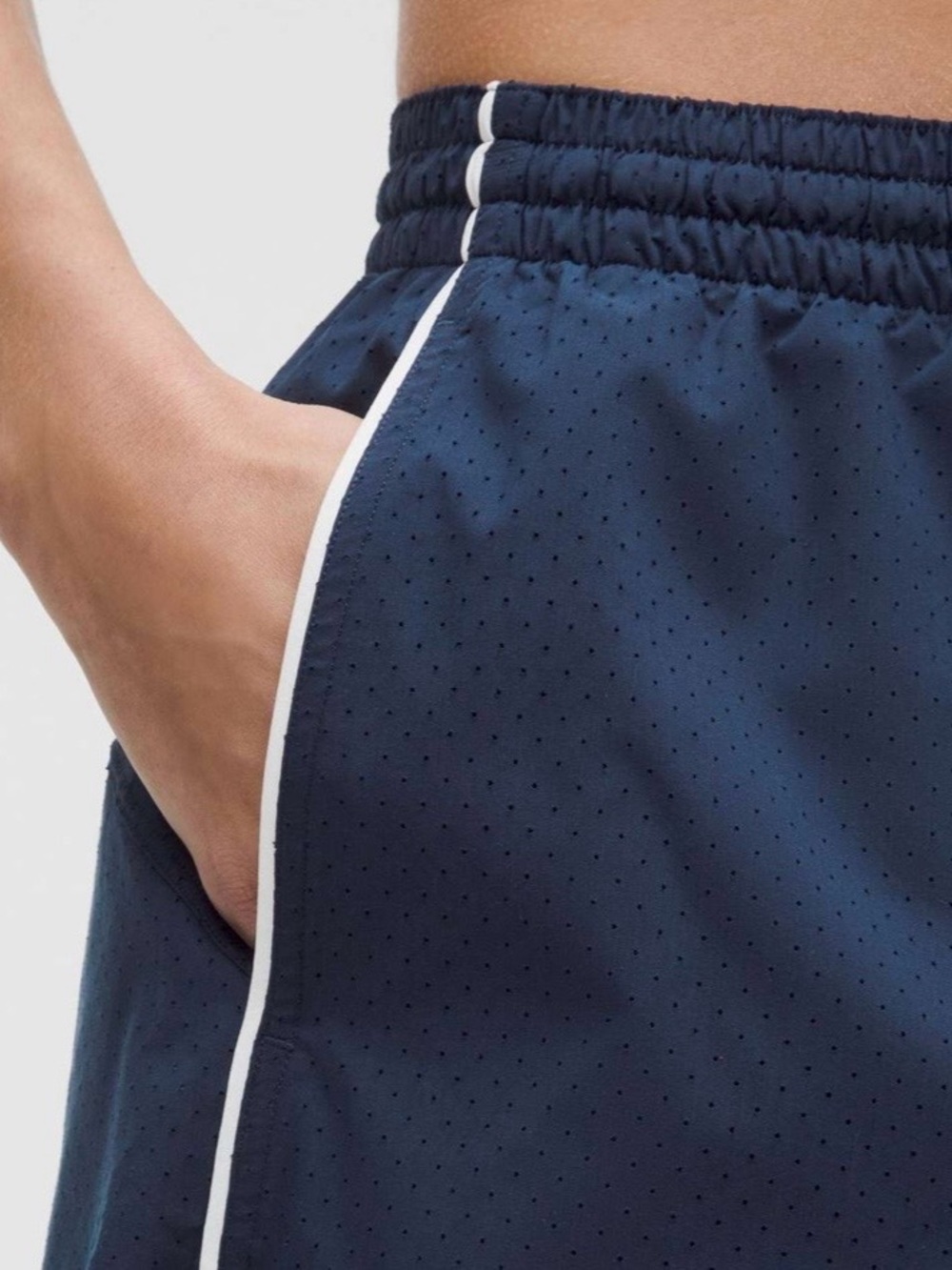 Lululemon Court Rival High Rise Short Perforated - Picture 2 of 10